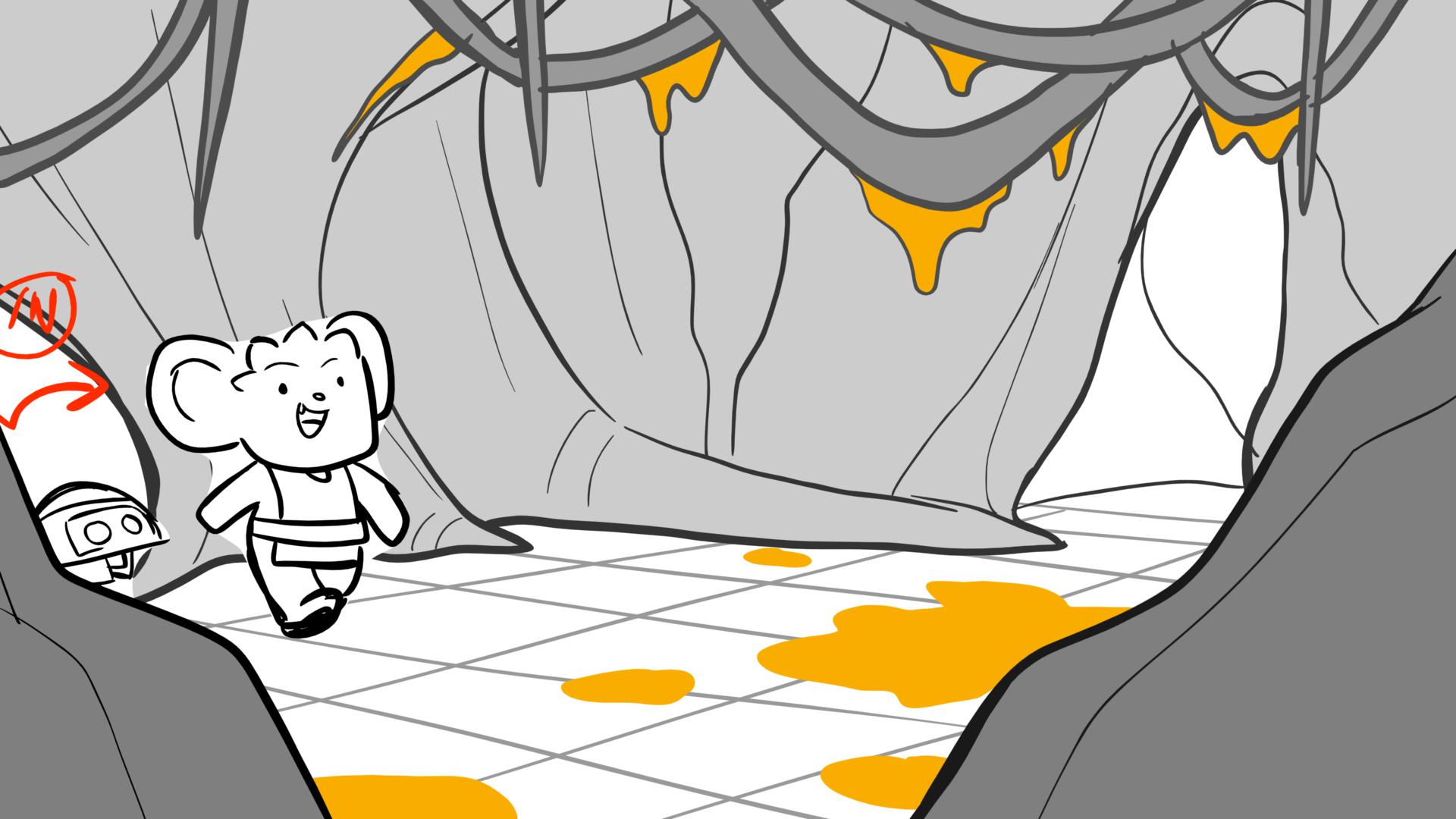 Fun with Nubs — Ep. 112, lámina 005, storyboard by Melissa Ballesteros